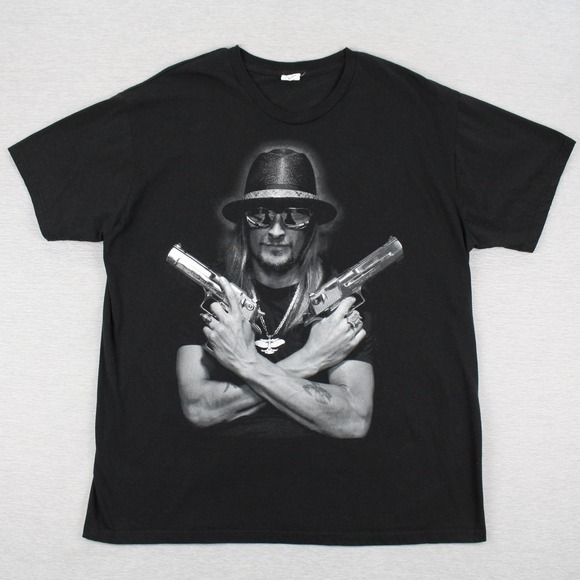 Hanes Other - Kid Rock 2011 Concert T-Shirt Mens 2XL Black Cotton Short Sleeve Hanes